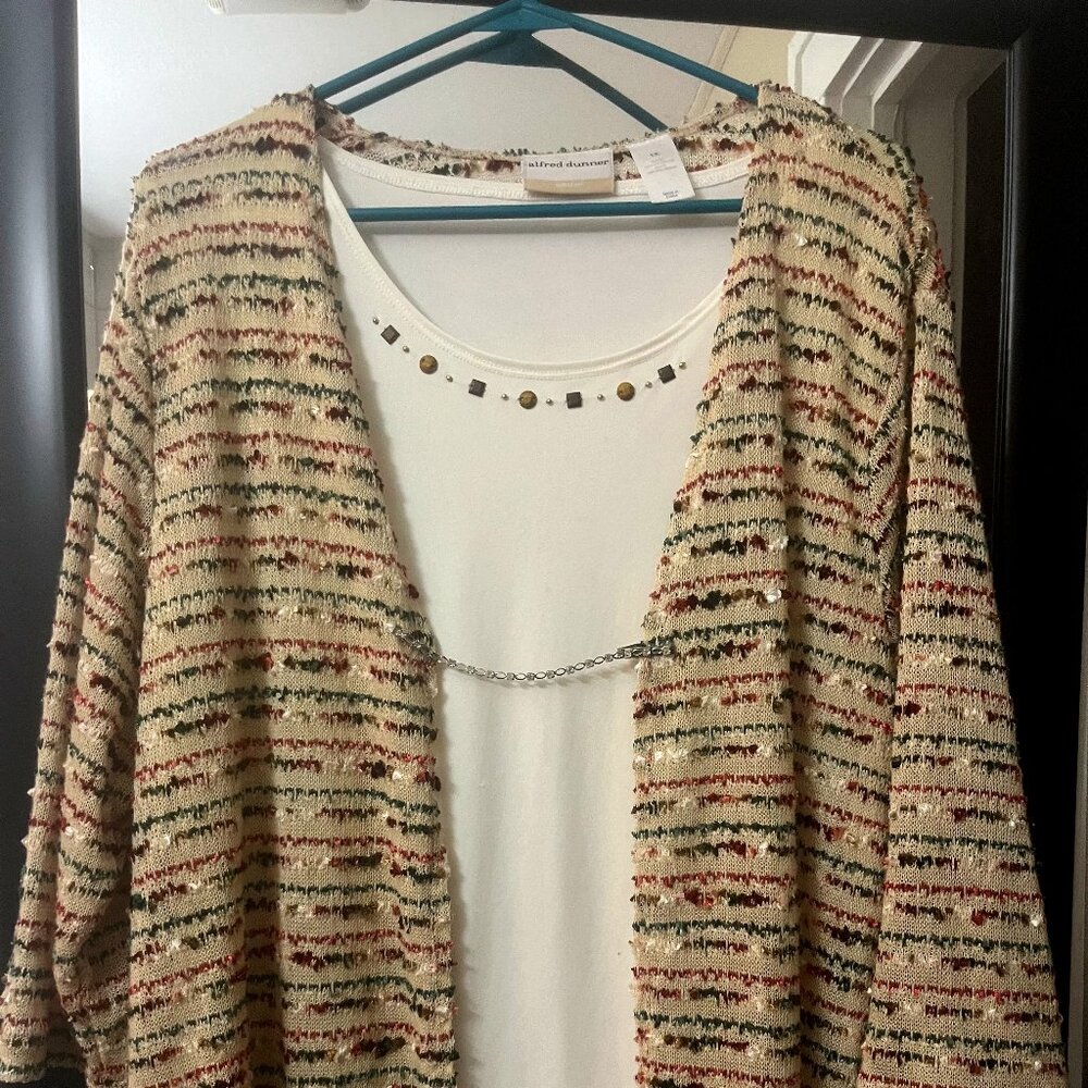 Alfred Dunner set jacket & shell set